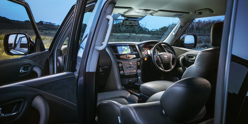 2023 Nissan Patrol Warrior backseat