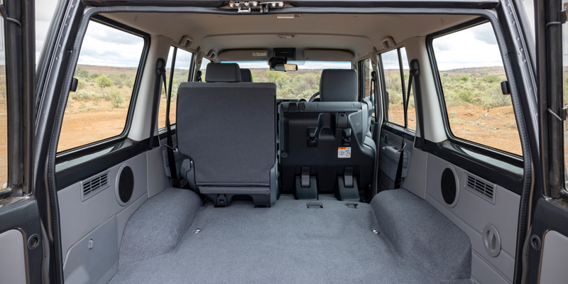 2024 Toyota LandCruiser 70 Series backseat interior