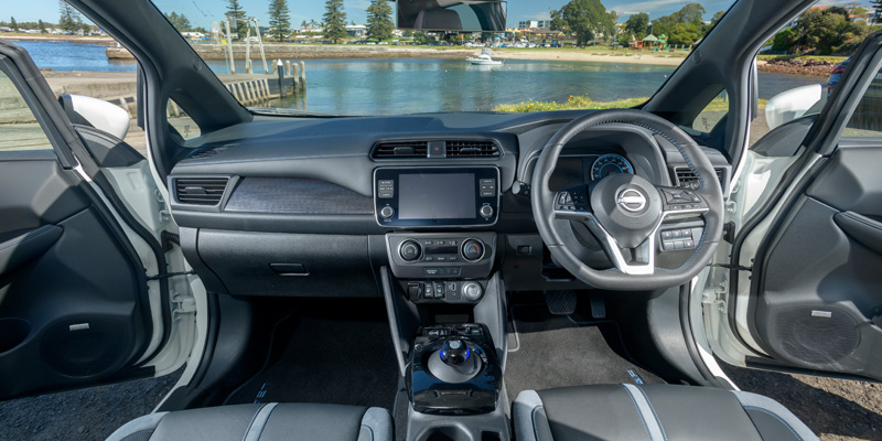 2023 Nissan Leaf e+ interior