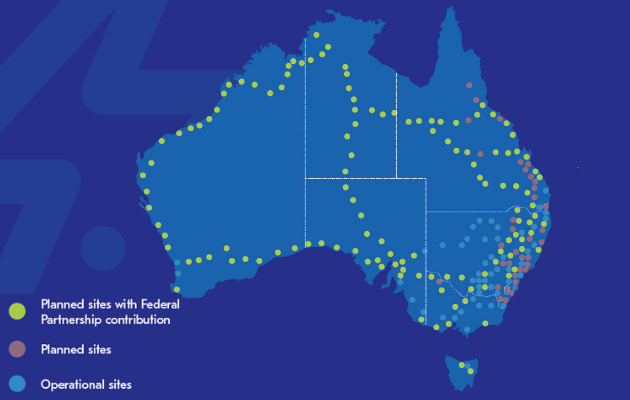 NRMA Australian Government National Charger Map