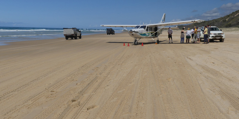 75 mile beach road and airplane landing strip