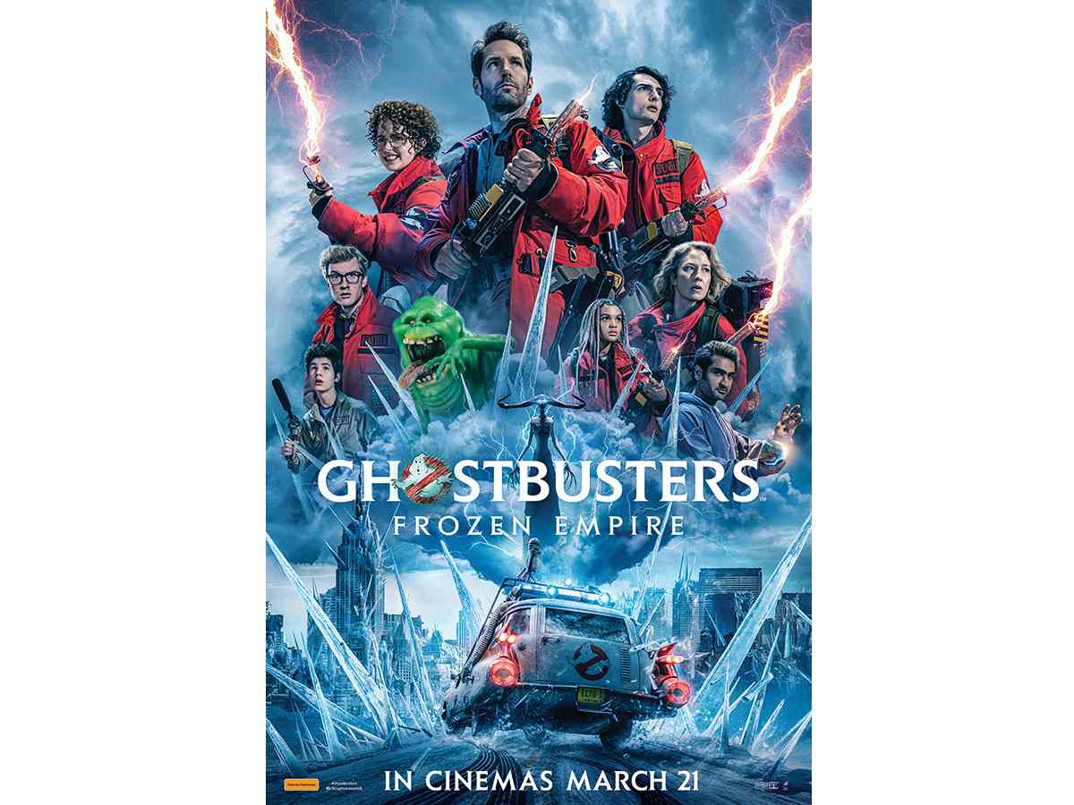 Ghostbusters Frozen Empire movie poster