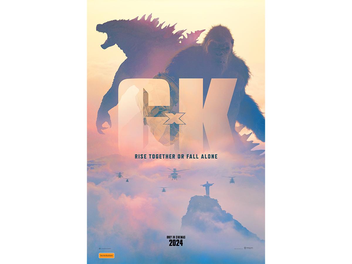 Godzilla x Kong movie artwork