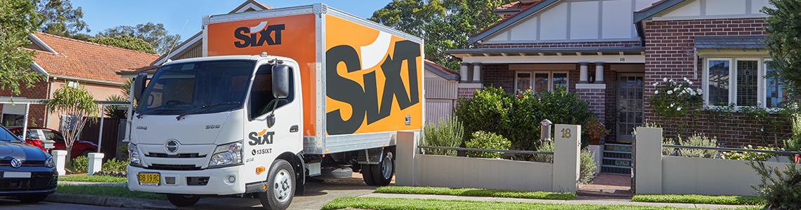 Save on SIXT rental truck hire
