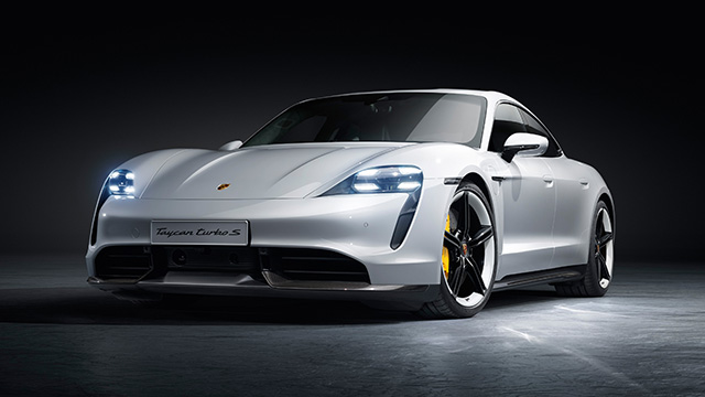 2021 Porsche Taycan electric car