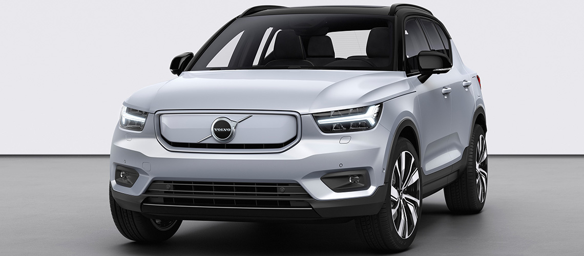 2021 Volvo XC40 Recharge silver