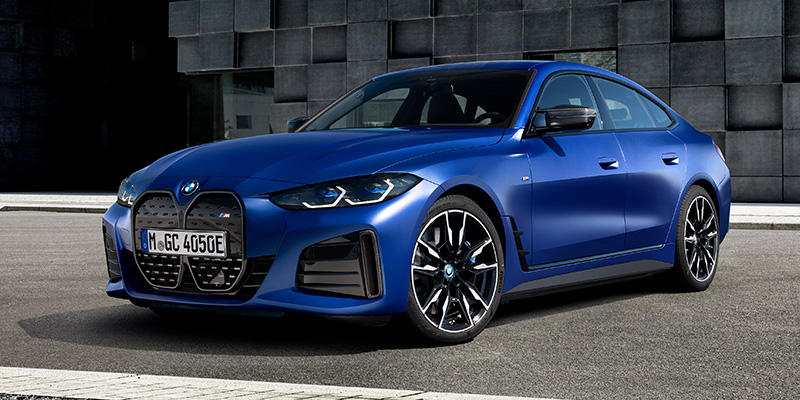 2022 BMW i4 electric vehicle EV car front