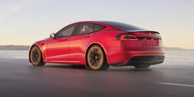 2022 Tesla Model S Plaid rear