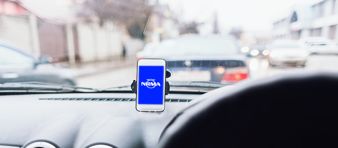 Mobile phone cradle desktop banner hero