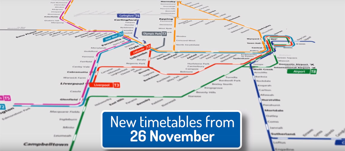 New timetables
