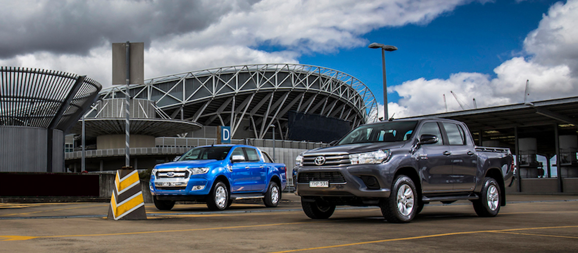Toyota HiLux and Ford Ranger
