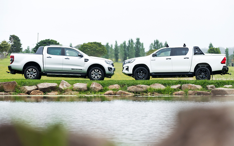 Toyota HiLux Rogue Vs Ford Ranger Wildtrak 1