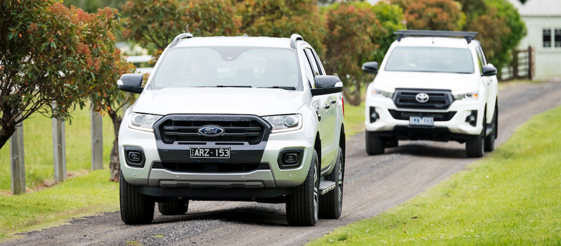 Toyota HiLux Rogue Vs Ford Ranger Wildtrak Header
