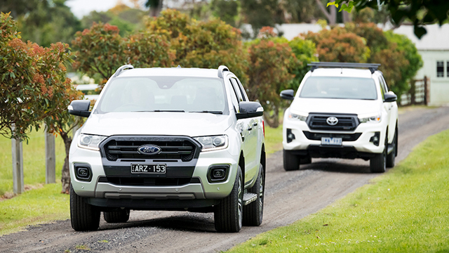 Toyota HiLux Rogue Vs Ford Ranger Wildtrak Mob
