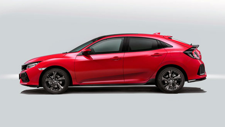 2017 Honda-Civic-hatch red