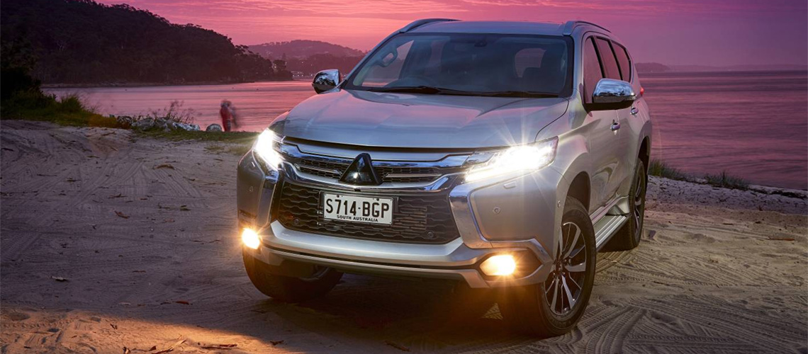 Silver Mitsubishi Pajero Sport