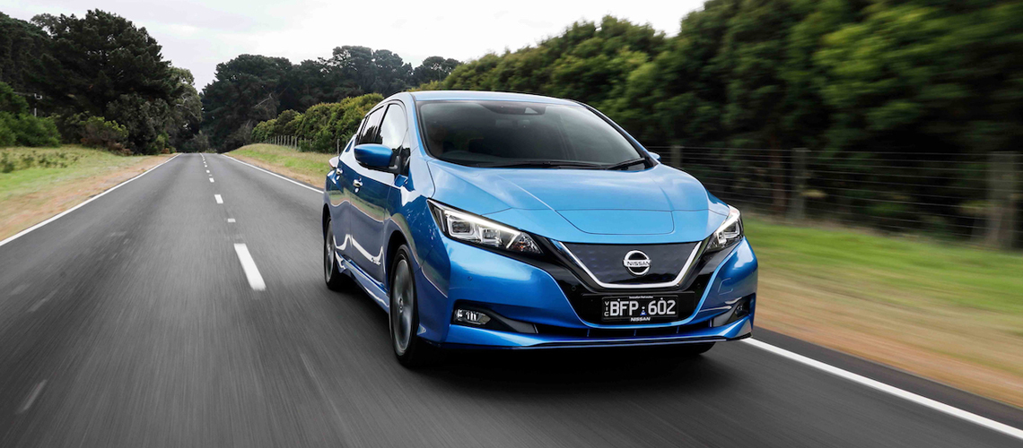 Nissan Leaf e+ 2021 - on road