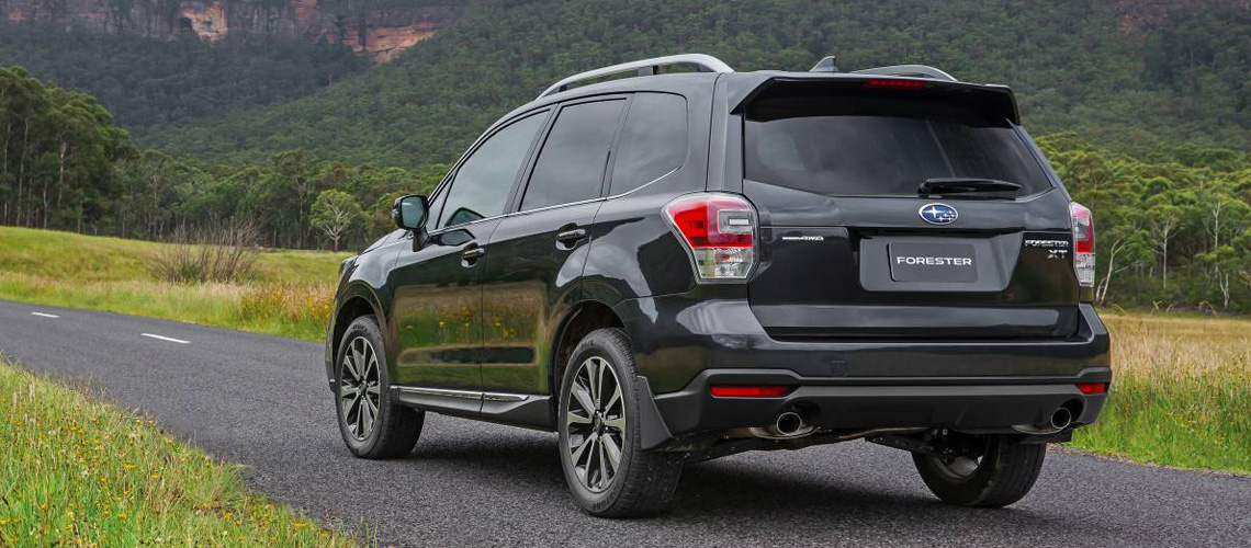 2016-Subaru-Forester-2.0XT-Premium-exterior-rear