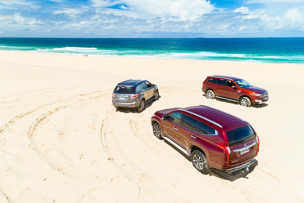 4WD SUV Australia Beach