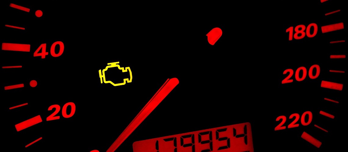 Car engine warning light