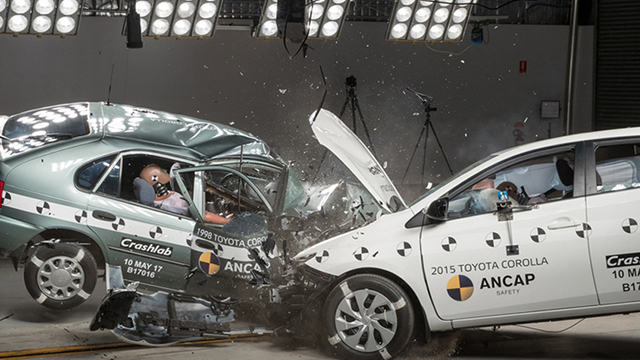 Crash test shows fatality rate four times higher in old cars | Car