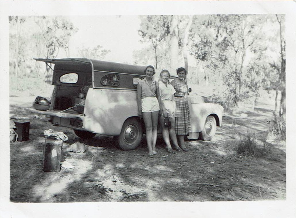 Sue's 1954 road trip - At Berry Springs south of Darwin