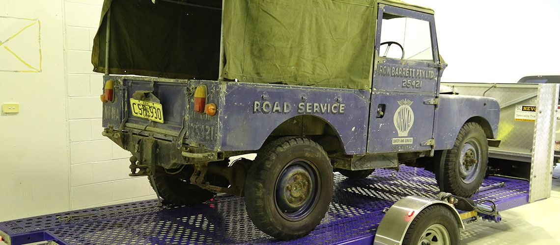 NRMA Land Rover restoration project