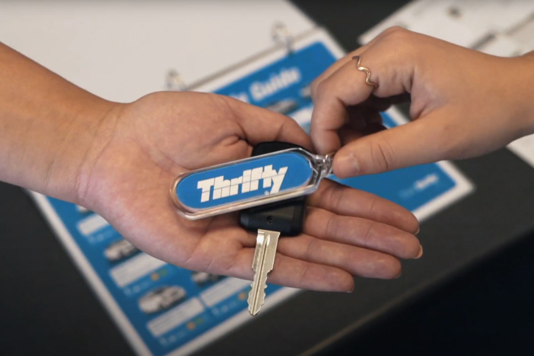 Thrifty free vehicles to healthcare workers COVID-19