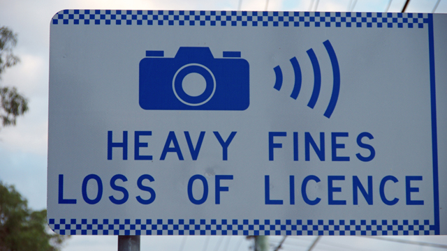 Heavy Fines - Loss of Licence - NSW traffic sign