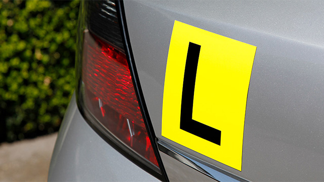 L and P plates driving images