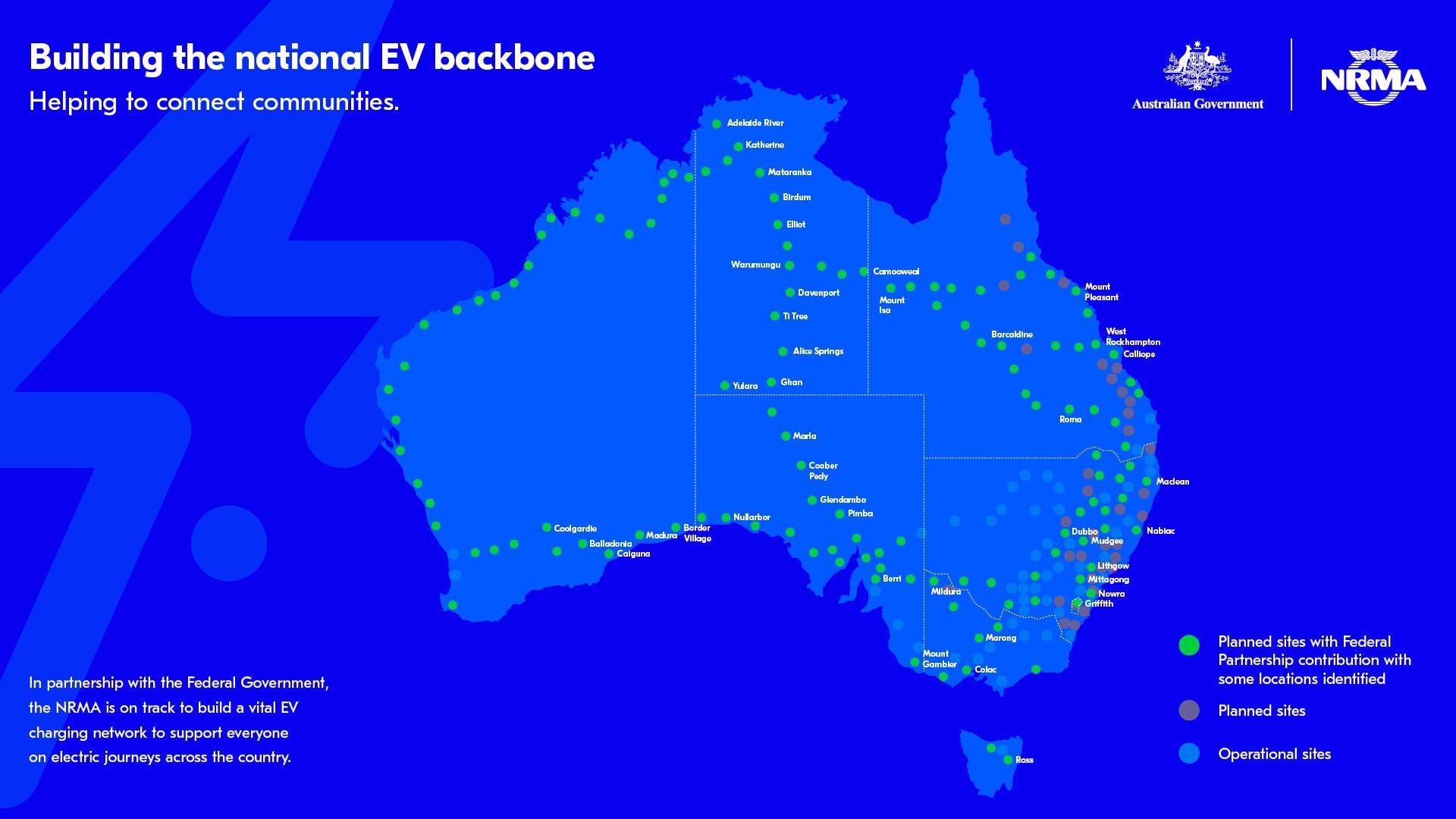 Building the national EV backbone map