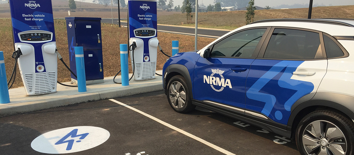 NRMA EV fast charger Port Macquarie launch