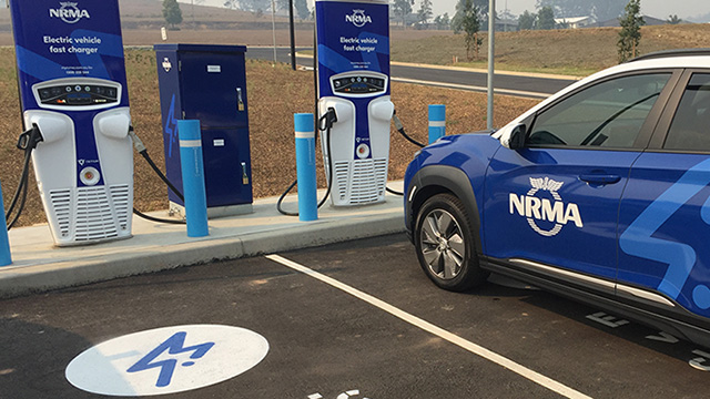 NRMA EV fast charger Port Macquarie