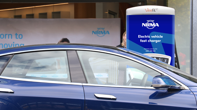 NRMA Blue Electric Vehicle Fast Charging Network Australia