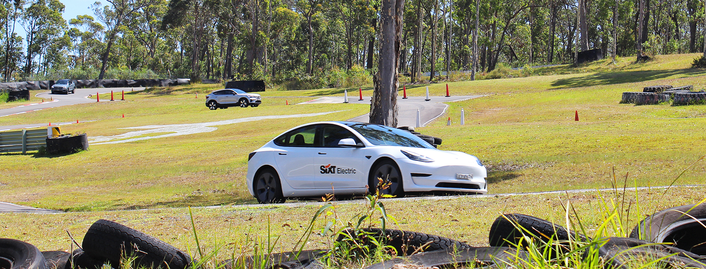 Test drives at NRMA EV drive days Newcastle event