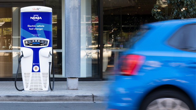 Free Electric Vehicle Fast Charger Network Map Australia NRMA Blue Member Benefits