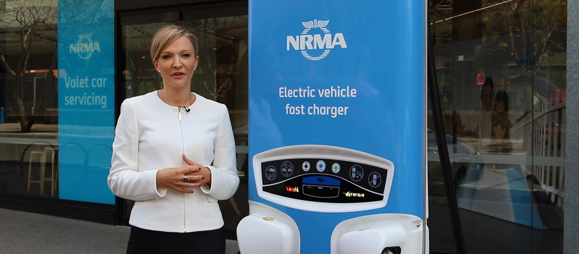 NRMA electric vehicle charger