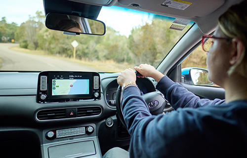 Test driving an electric vehicle