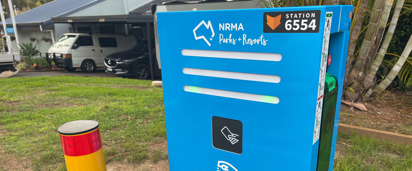 Communal charger at Port Macquarie