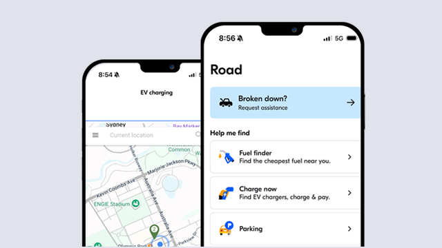 my nrma app screens