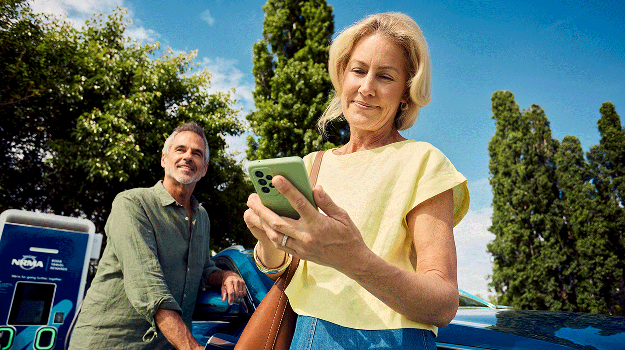 nrma member using phone