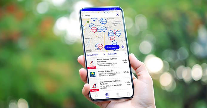Fuel Finder my nrma app