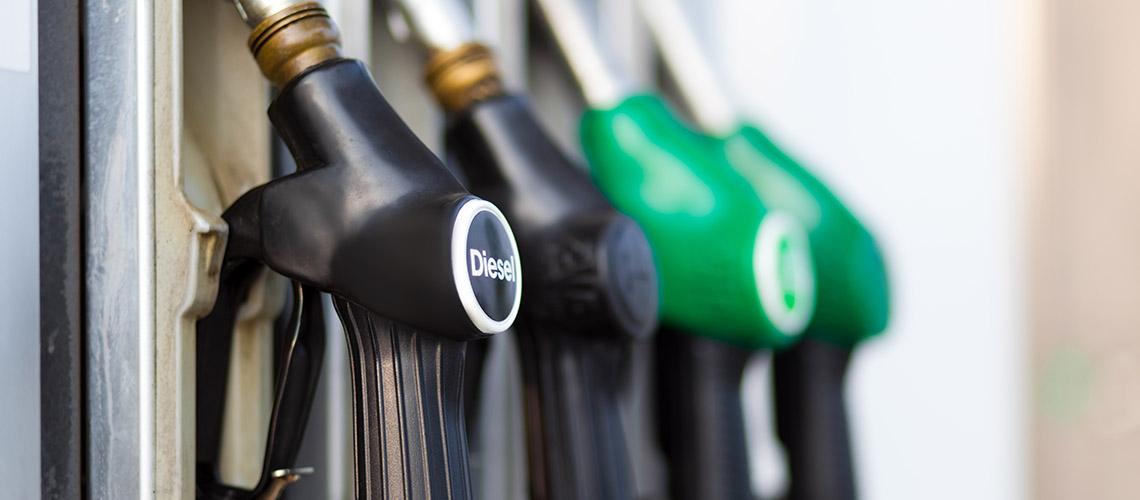 Diesel at petrol bowser