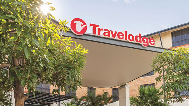 Outside Travelodge Garden City Brisbane QLD