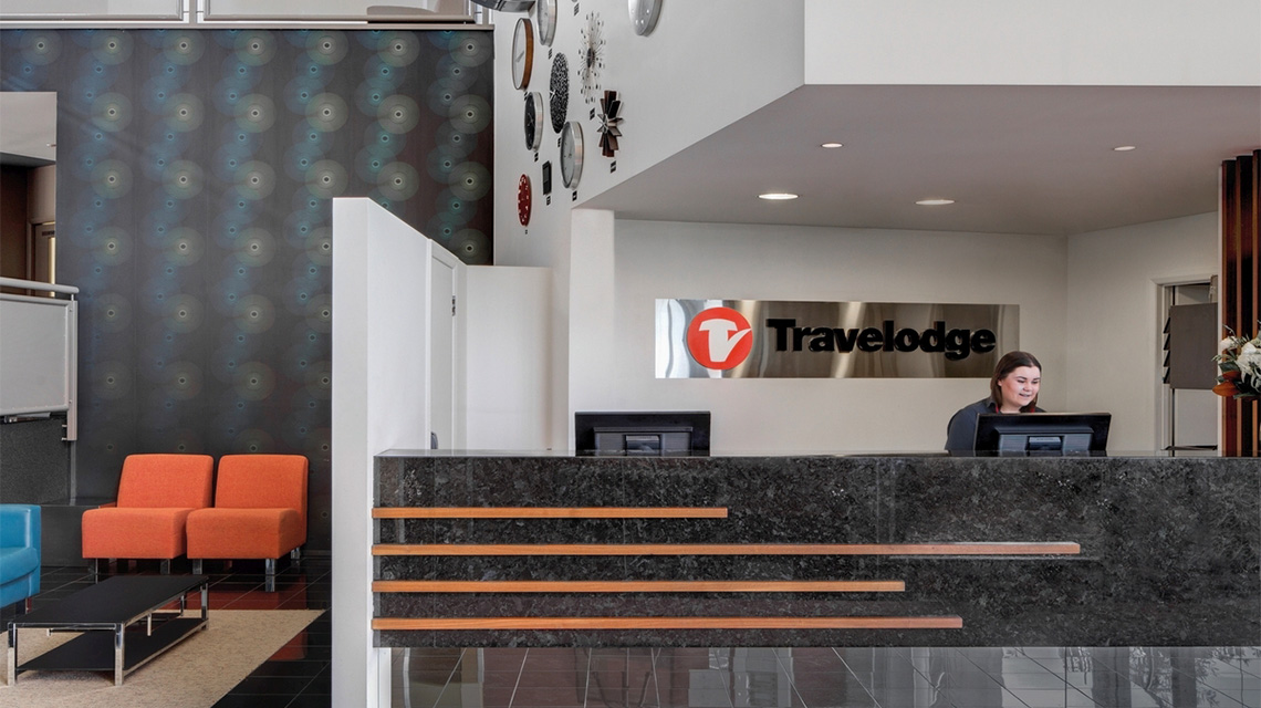 Reception Travelodge Hobart Airport TAS