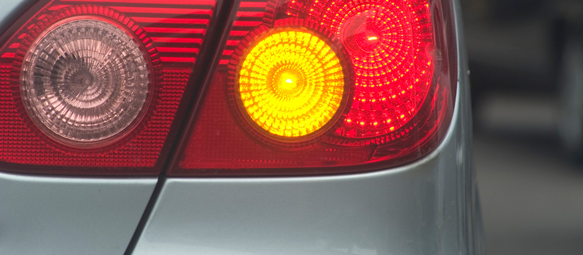Car indicator light