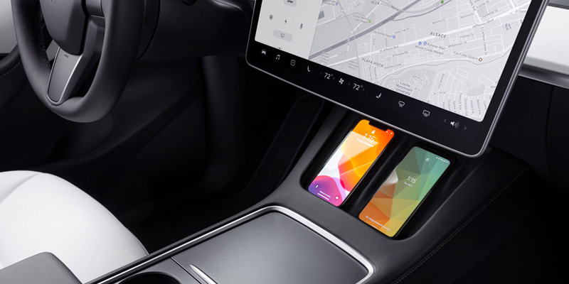 2023 Tesla Model Y touchscreen