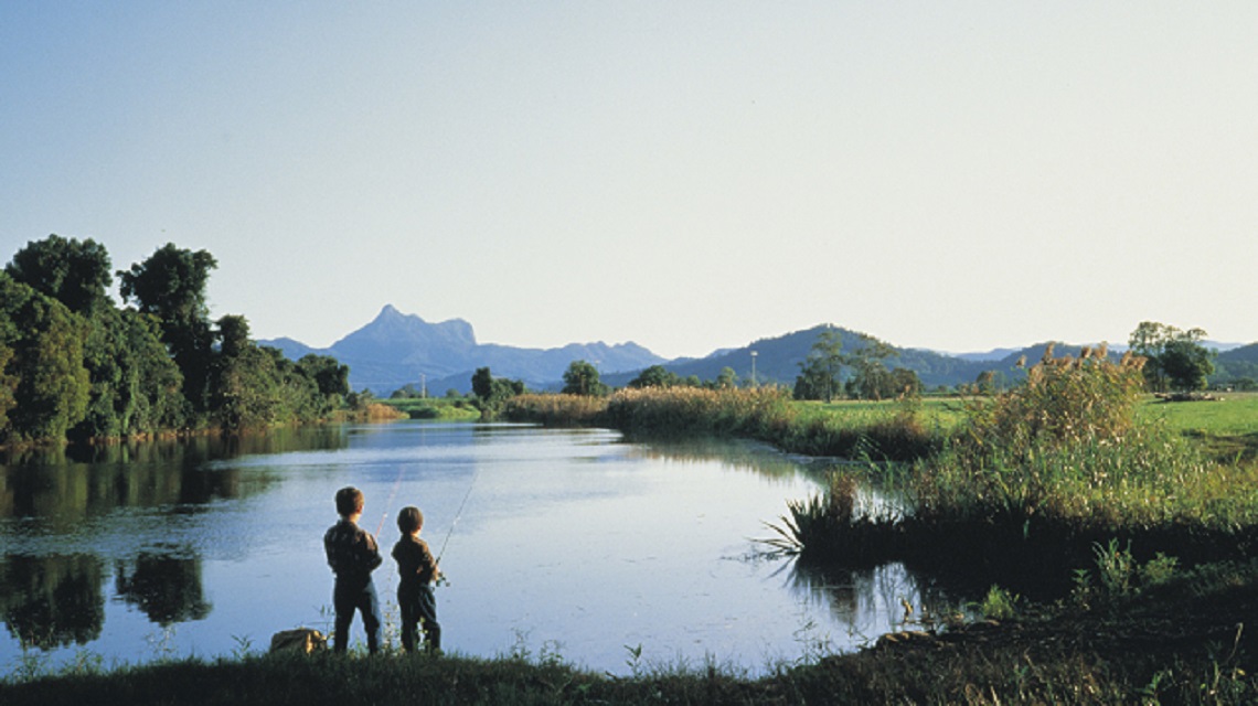 Fishing Tweed River Mt Warning NP