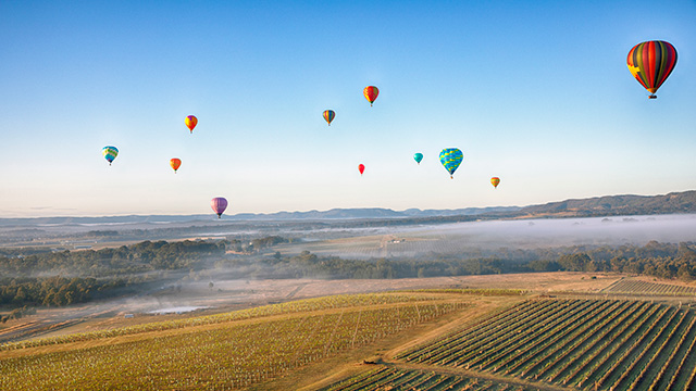 hunter valley balloon