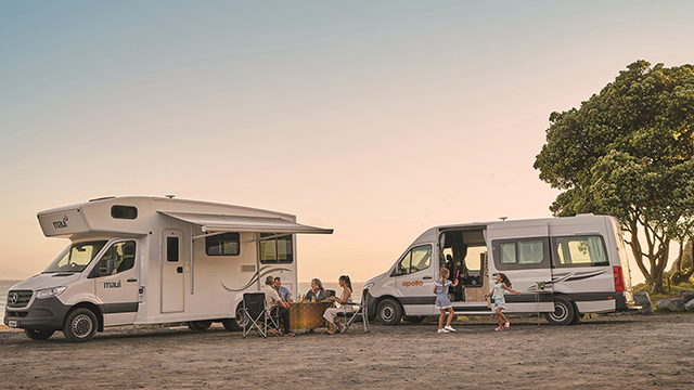 Apollo Motorhomes and maui campervans family